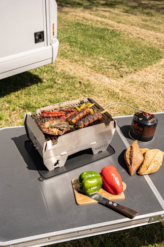 SKOTTI MATT Silikonmatte für Grill