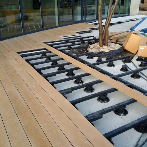 Millboard® PlasPro Unterkonstruktion Schwarz 50 x 50 x 2400 mm