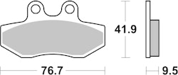 SBS Scooterbelag 190HF Street Ceramic
