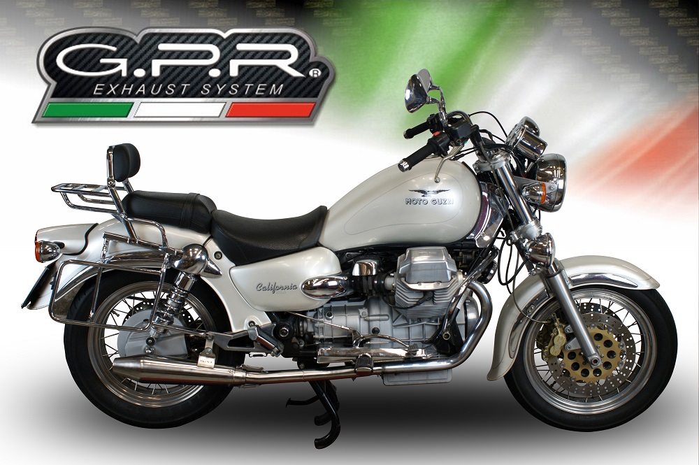 GPR Endschalldämpfer Moto Guzzi California 1100 2003/05 Pair EC-Approv. slip-on exhaust catalized