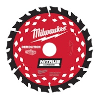 Milwaukee Kreissägeblatt Nitrus Holz für Handkreissägen 190/30 mm Z24 Wechselzahn 1,6 mm Blattstärke 4932499376