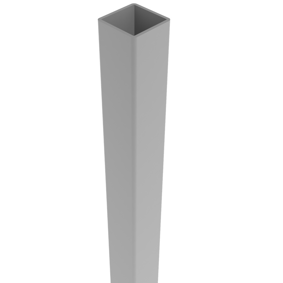 GroJa Alupfosten 60x60x4x2400 s-gr