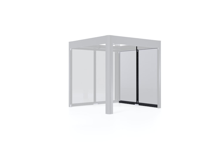 SunElements Wandelement SunCover Modern - 6 mm Acrylglas getönt