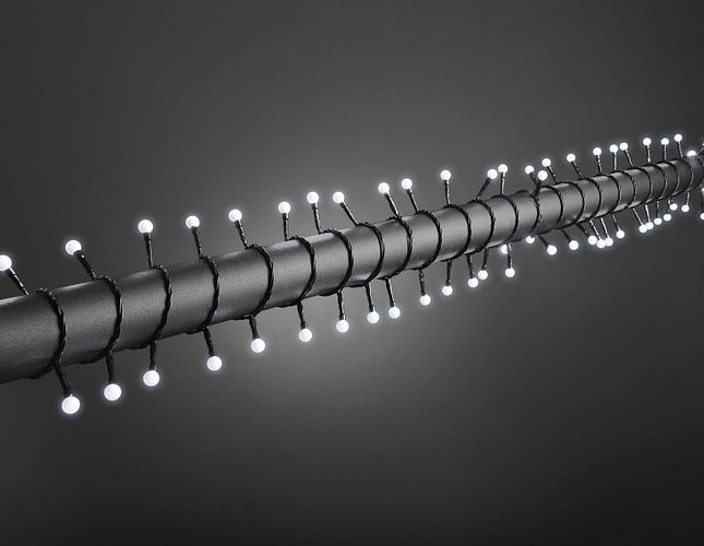Konstsmide LED Lichterkette runde 80 kaltweiße Dioden