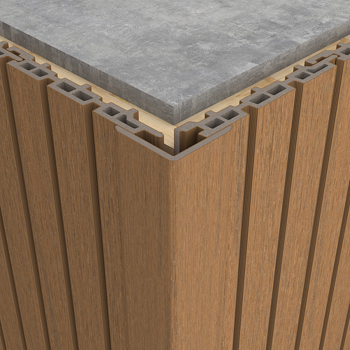 NewTechWood WPC Winkel 55 x 55 x 2900 mm