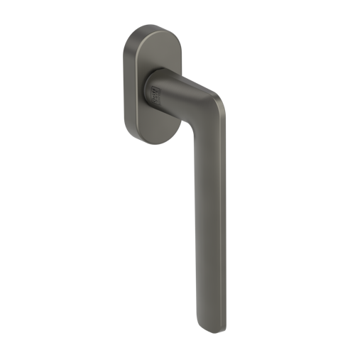 GRIFFWERK Fenstergriff REMOTE - Kaschmirgrau Fensterolive -unverschließbar links Stiflänge 7x42mm