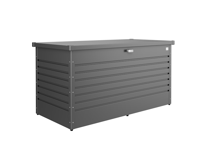 B-Ware Biohort Freizeitbox - 160 x 79 x 83 cm (Größe 160 HIGH) - dunkelgrau-metallic 