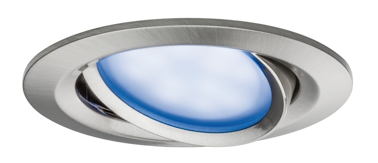 Paulmann Einbauleuchte Smart Coin LED 3x2 W Set mit Farblichtsteuerung, Dimm- und Schwenkfunktion