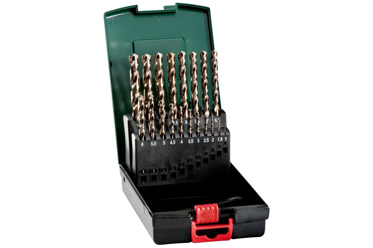 Metabo HSS-Co-Bohrerkassette19-teilig