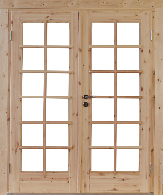 Wolff Finnhaus Doppel-Tür Lars 44 / 58 / 70 mm isolierverglast-58 mm