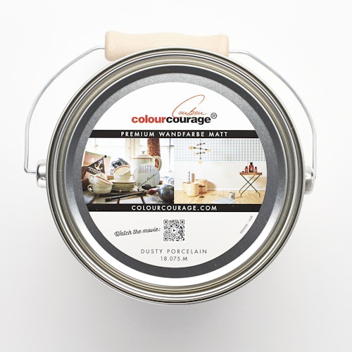 colourcourage® Premium Wandfarbe matt Dusty Porcelain