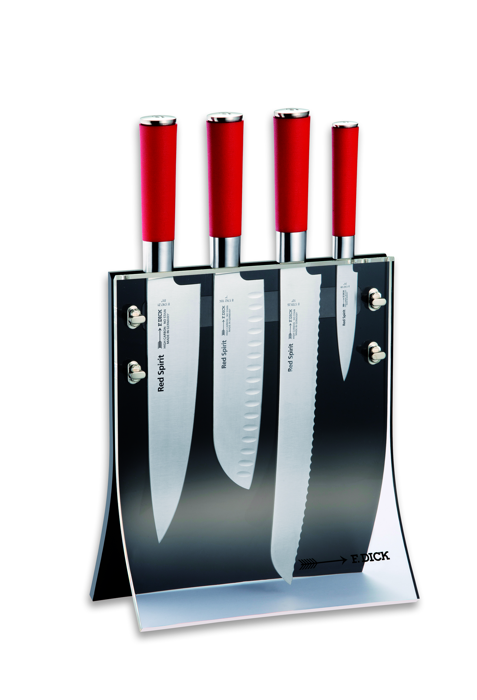 DICK Acryl-Messerblock 4 Knives 4-teilig