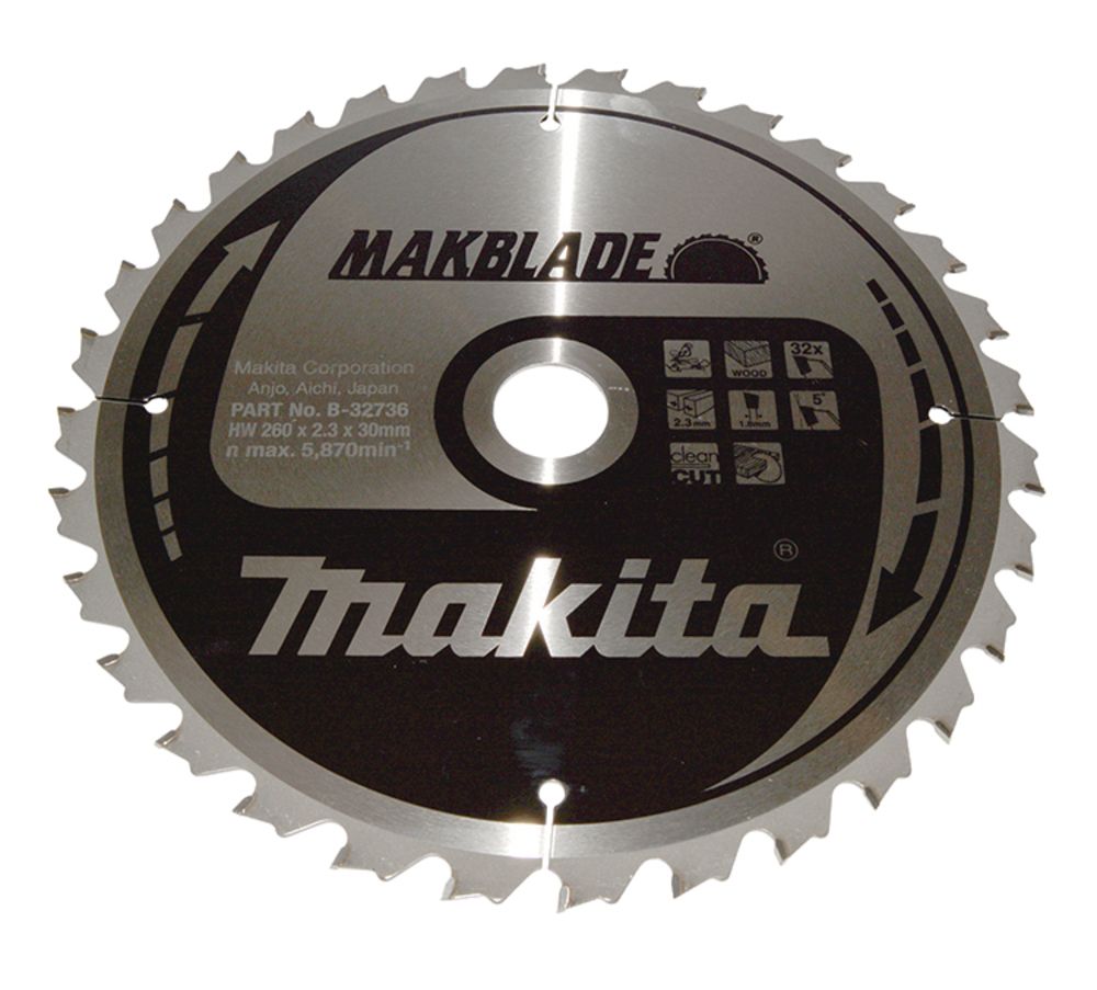 Makita MAKBLADE Sägeb. 260x30x32Z B-32736
