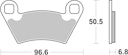 Vorschaubild SBS Bremsbelag 800ATS Quad Sinter