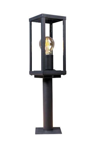 ECO-LIGHT Außenwandleuchte Karo Aluminiumguss schwarz matt (4100310)