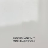 Handmuster Revét Vinyl Wandfliese Weiß HochglanzZubehörbild