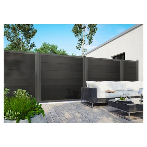 T&J MALÖ WPC Sichtschutzelement 1800 x 1800 mm
