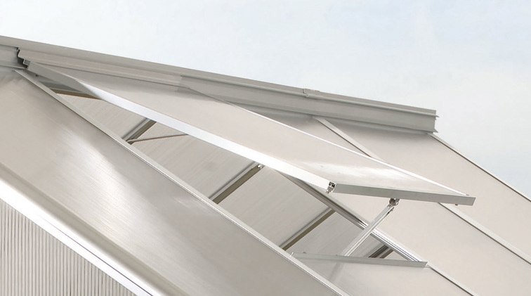 Vitavia Aluminium Dachfenster ohne Verglasung für Calypso, Zeus, Eos Eos Alu-blank eloxiert