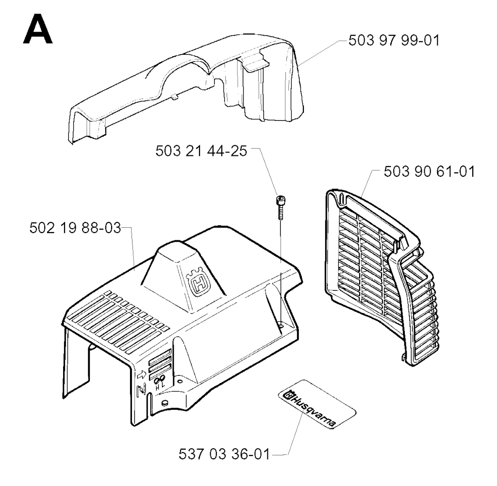 Explosionszeichnung Ersatzteile