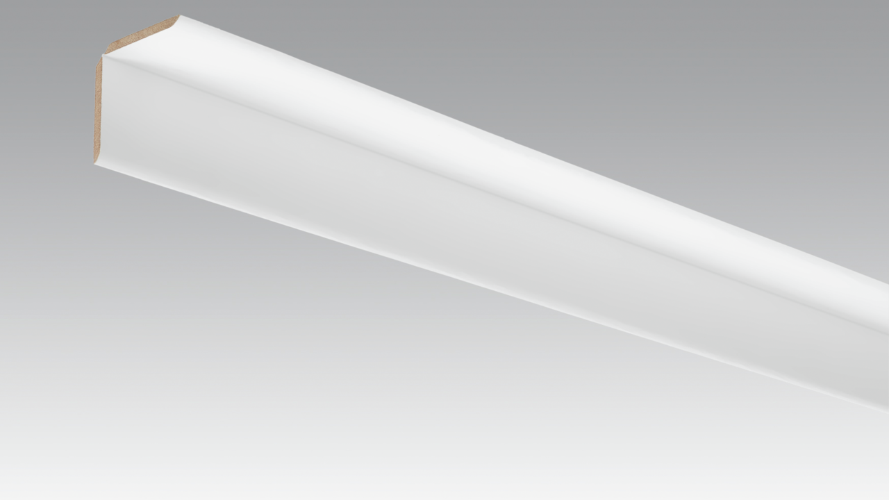 MEISTER Faltleiste groß 2380 x 35 x 3,5 mm 00387 Classic-Weiß