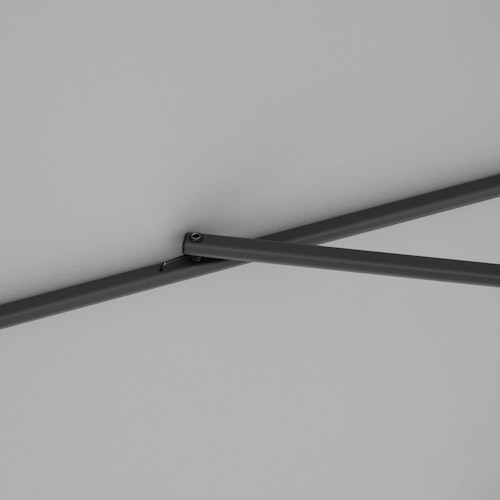 doppler Pendelschirm myZONE 210 x 210, Aluminium Anthrazit / 100 % Polyester 180 g/m²