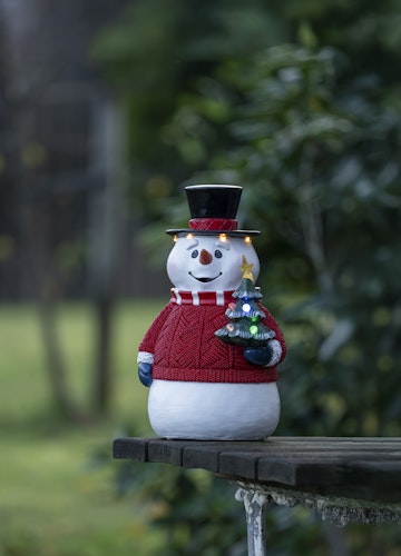 Konstsmide Weihnachtsbeleuchtung LED Schneemann batteriebetrieben