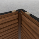 Fiberdeck WEO F-Profil Alu 65 x 80 x 3000 mm