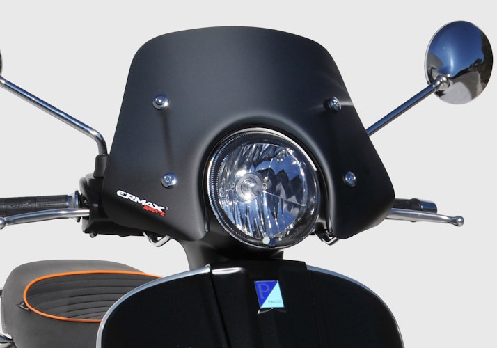 ERMAX Scooterscheibe Piccolo Acrylic schwarz matt für VESPA GTS 125; GTS 300; GTS 310