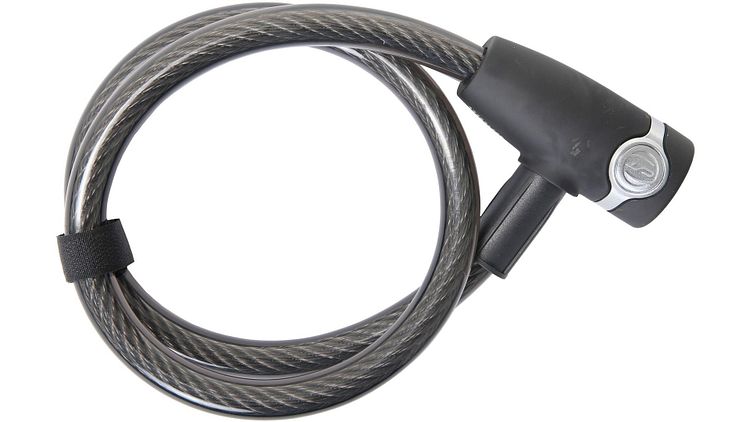 CONTEC Kabelschloss EcoLoc 85 cm grau Ø 15 mm, Sicherheitsstufe: 5