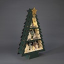 Vorschaubild Konstsmide Weihnachtsbeleuchtung LED Holzsilhouette Weihnachtsbaum, batteriebetrieben