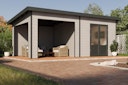 Wolff Finnhaus WPC Gartenhaus Tona 6030 - 28 mm
