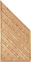 Vorschaubild T&J MAXI DIAGONAL Lamellenzaun 90 x 180/90 cm