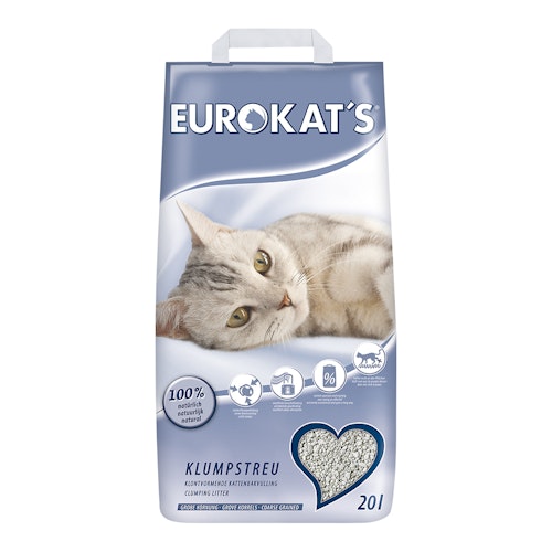 Eurokats 20L Klumpstreu blau Papierbeut.