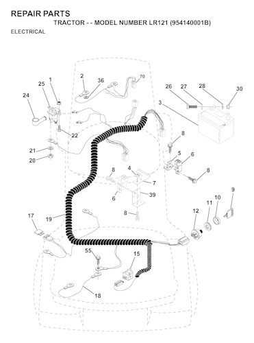 Husqvarna Gartentraktoren LR121, 954140001B, 1997-01
