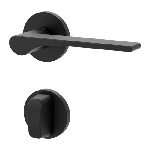 Griffwerk VAYA 261 LEAF LIGHT fast2fix Fast2Fix Rosetten rund WC Graphitschwarz