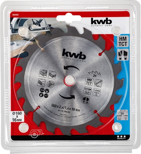 kwb Hk-Sägebl. HM Ø 160x16 Z20 584359