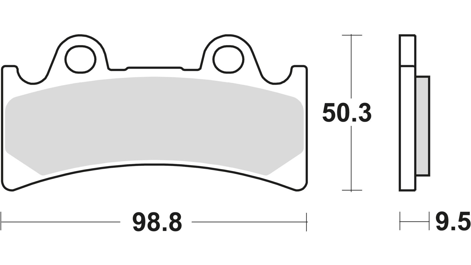 TRW Bremsbelag Typ Organisch Standard mit ABE, Bremsbelag "MCB 656" Satz