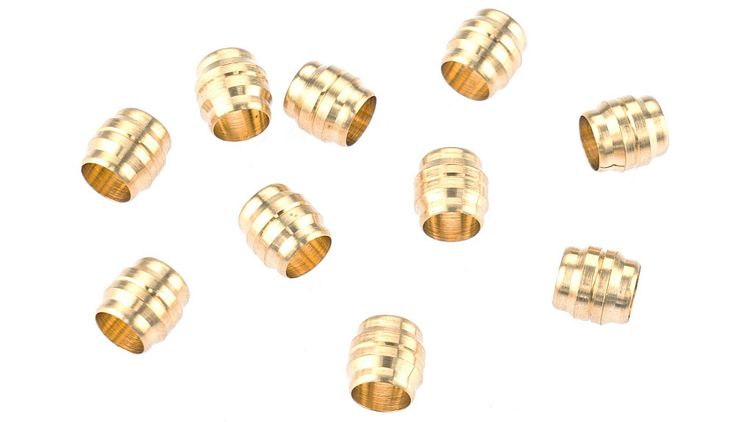 CONTEC Leitungsanschluss Disc Stop Magura gold Klemmring (Olive), Set &agrave, 10 Stück