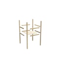 Vorschaubild Akubi Kinderspielturm Frieda mit Rutsche (Set A)