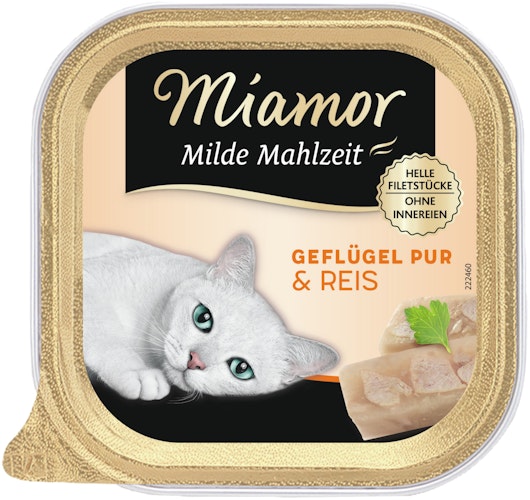 Miamor Milde Mahlzeit 100g Schale Katzennassfutter