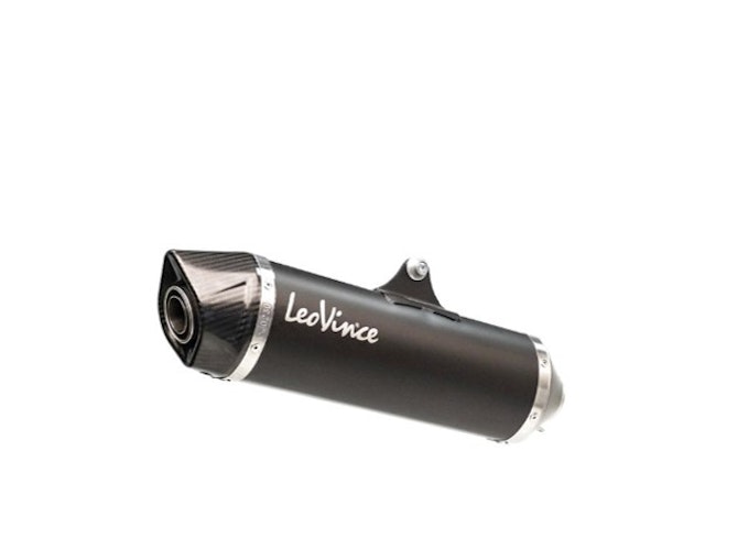 LeoVince SLIP-ON Edelstahl SBK NERO für TRIUMPH TIGER 1200 GT/RALLY