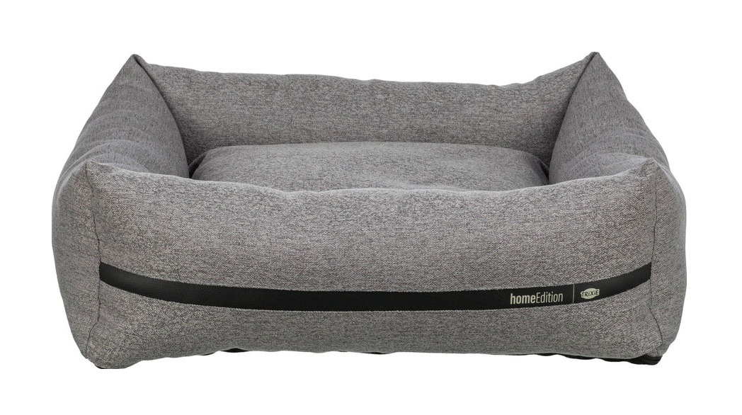 TRIXIE Bett CityStyle, eckig, 65 × 55 cm, grau
