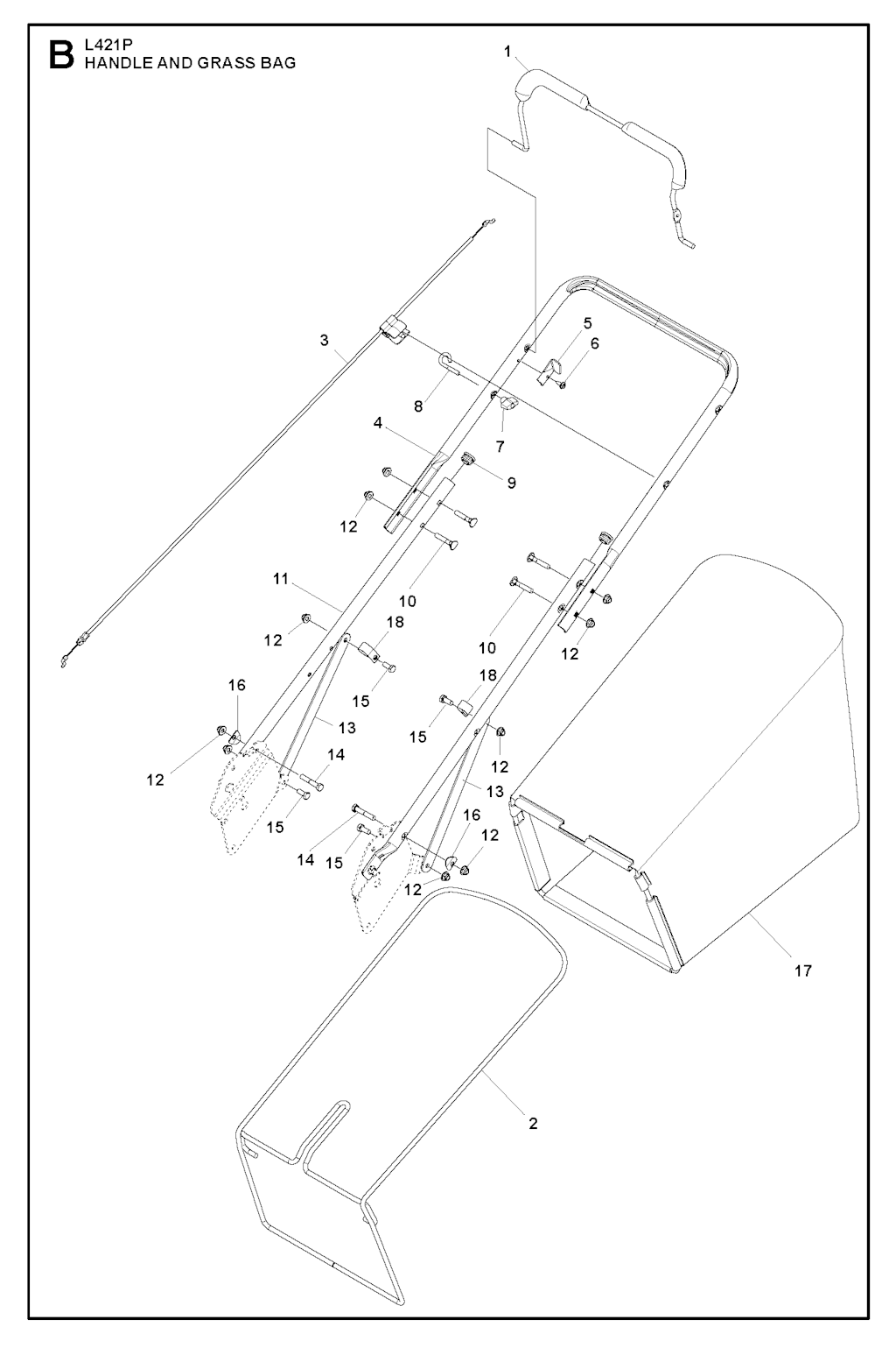 Explosionszeichnung Ersatzteile