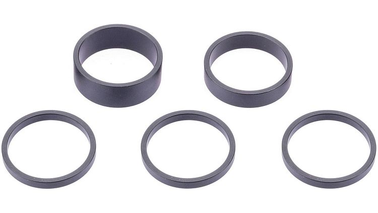 CONTEC Spacer-Set Spaler 1,5 Zoll schwarz schwarz matt
