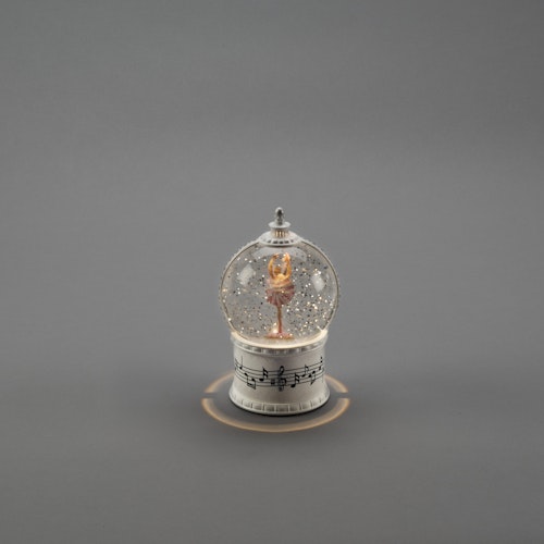 Konstsmide Weihnachtsbeleuchtung Wasserlaterne Ballerina, weiß, rotierend