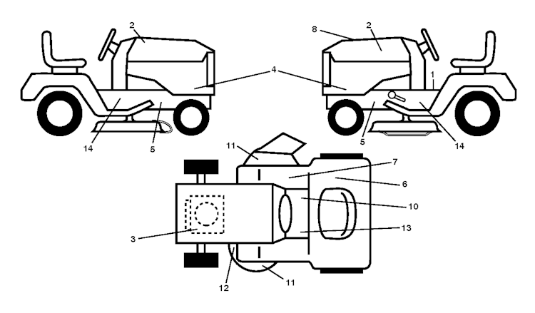 Husqvarna Gartentraktoren 96051001600 CTH 173