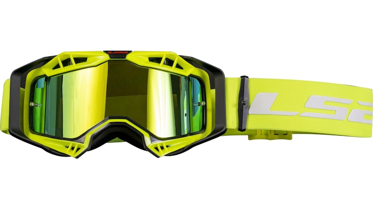 LS2 Crossbrille Aura Pro – Schwarz/Neongelb