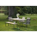 Diamond Garden Tisch SIENA 180x90 cm, Edelstahl / Premium Teak - Auslaufartikel