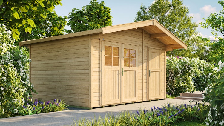 Weka 28 mm Gartenhaus 261