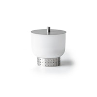 QFlame Feuerschale Set Table Stainless Steel Ø 20 cm
